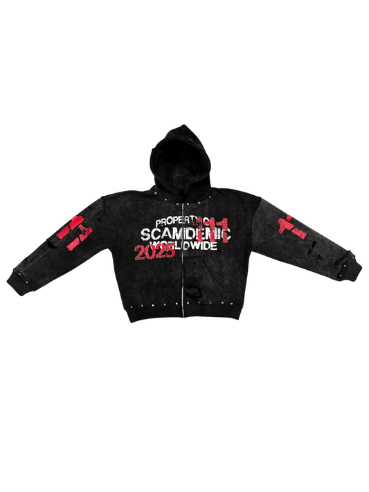 Property Of Scamdemic Zip-up